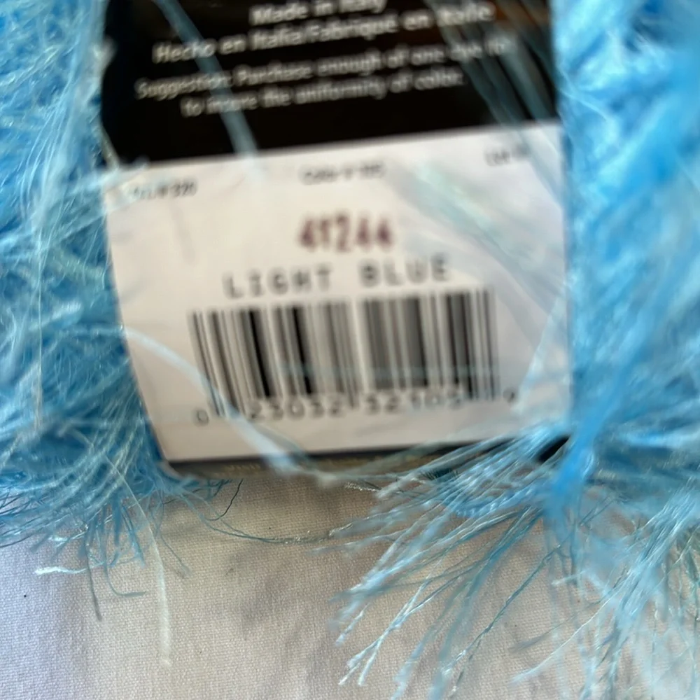 New Lion Brand Fun Fur and Fun Fur Prints Eyelash Yarn-5 Skeins